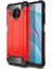 Xiaomi Redmi Note 9 Pro 5g Kapak Çift Katmanlı Zırh Tank Kılıf - Kırmızı 1