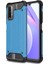 Xiaomi Redmi Note 9 4g Kapak Çift Katmanlı Zırh Tank Kılıf - Mavi 1