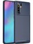 Huawei P30 Pro Karbon Tasarımlı Kapak - Lacivert 1