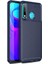 Huawei P30 Lite Karbon Tasarımlı Kapak - Lacivert 1