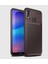 Huawei Y7 Prime 2019 Karbon Tasarımlı Kapak - Kahverengi 1