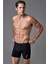 ERS014 Compact Renkli Boxer - Siyah 1