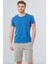 1331 O Yaka Kısa Kollu Erkek T-Shirt - Saks 1