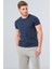 1331 O Yaka Kısa Kollu Erkek T-Shirt - Indigo 1