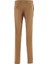 Bej Pamuklu Slim Fit Chino Pantolon 5