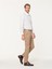 Bej Pamuklu Nanotex Slim Fit Chino Pantolon 3