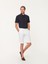 Beyaz Pamuklu Nanotex Slim Fit Şort 1