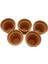 5 Adet El Yapımı 6 cm Terracotta Seramik Saksı (6cm x 6cm) 2