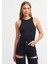 3694 Halter Yaka Tshirt-Siyah 1