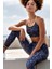 Yeni Inci Desenli Turuncu (Yoga-Fitness-Pilates-Koşu) Sporcu Tayt Alt Üst Takım 1