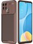 Oppo A15 Kılıf Esnek Tpu Silikon Kahverengi 1