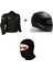 Prohel Colombıa Mont Siyah+Ls2 Rapid Mat Siyah Kask+Prohel Balaklava Yazlık+ 1