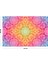 Renkli Mandala Duvar Örtüsü Halısı 150 x 100 cm 2