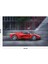Kırmızı Ferrari Duvar Örtüsü Halısı 150 x 100 cm 2