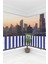 Balkon Demir Perdesi, 200 x 75 Mavi 1