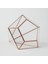 Bakır Rose Gold Geometrik Teraryum Prizma Cam Fanus 26X21X21CM 5