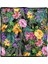 Kadın Yeşil Çiçek Desenli 50X50 Bandana Hyl DG01404-22 1
