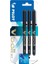 V-Ball Roller Kalem 0.7 mm Siyah 3'lü 1