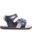 210107 Lacivert-Kot Mavi Comfort Erkek Çocuk Sandalet 1