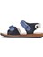 210109 Lacivert-Kot-Beyaz Comfort Erkek Çocuk Sandalet 2