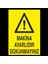 Makina Ayarlıdı Dokunmayınız 20 x 30 cm 1