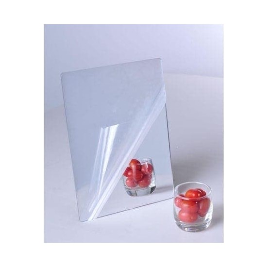 Hakel 35 x 60 cm Yapışkanlı Ayna Gümüş Renk Ayna Pleksi 1 mm Kalınlık