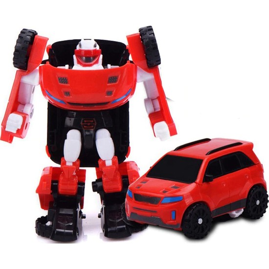 Elifeshop Esa1 Mini Z Tobot Transformers Stil Dönüşebilir Oyuncak Araç Hem Robot Hem Araba 12 Cm.