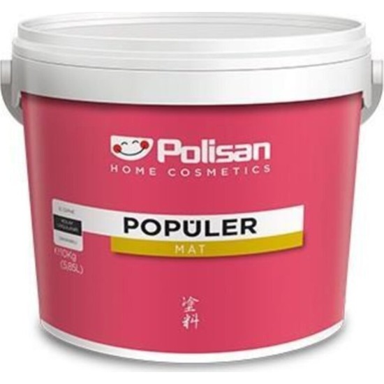 Polisan Popüler Plastik Boya 20 Kg / 11,7 Lt 4473 Dingin Gri Fiyatı