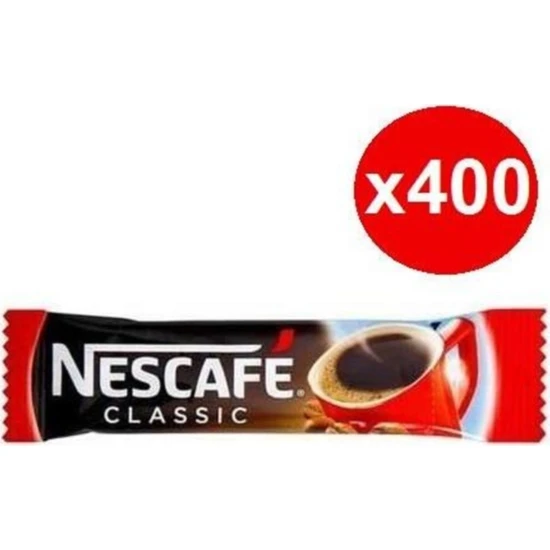 Nescafe Classic Hazır Kahve 2 gr 200'LÜ 2 Paket x 400