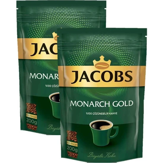 Jacobs Monarch Gold 200 gr 2'li Paket