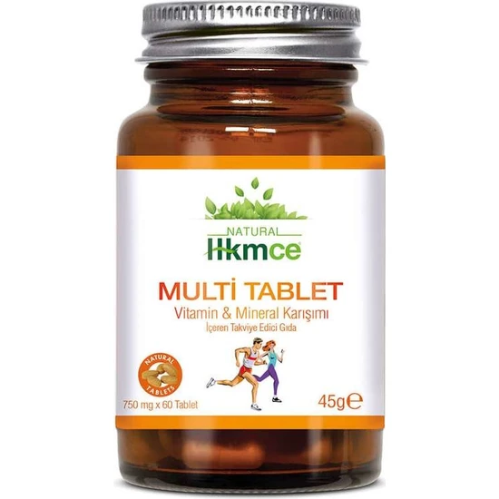 Natural Hekimce Multi Vitamin 60 Tablet