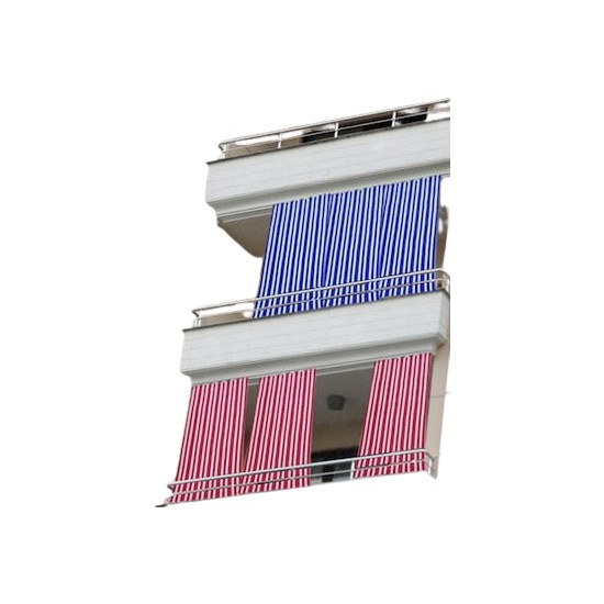 Balkon Perdesi Branda Kumaşı-Yağmur Geçirmez-Kalın-Bağcıklı-Düğmeli
