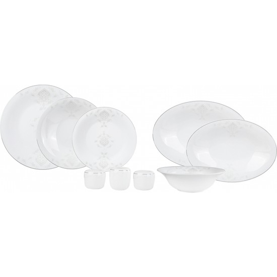 Karaca Fine Pearl Bella 58 Parça 12 Kişilik Inci Yemek Fiyatı