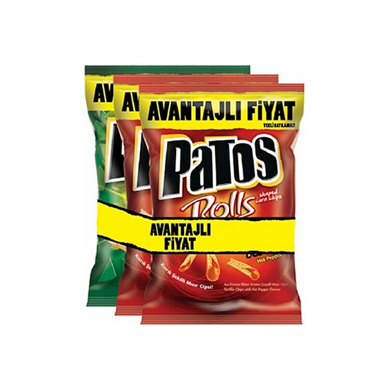 Patos Cips 3'lü Set 3x20 Gr Fiyatı - Taksit Seçenekleri