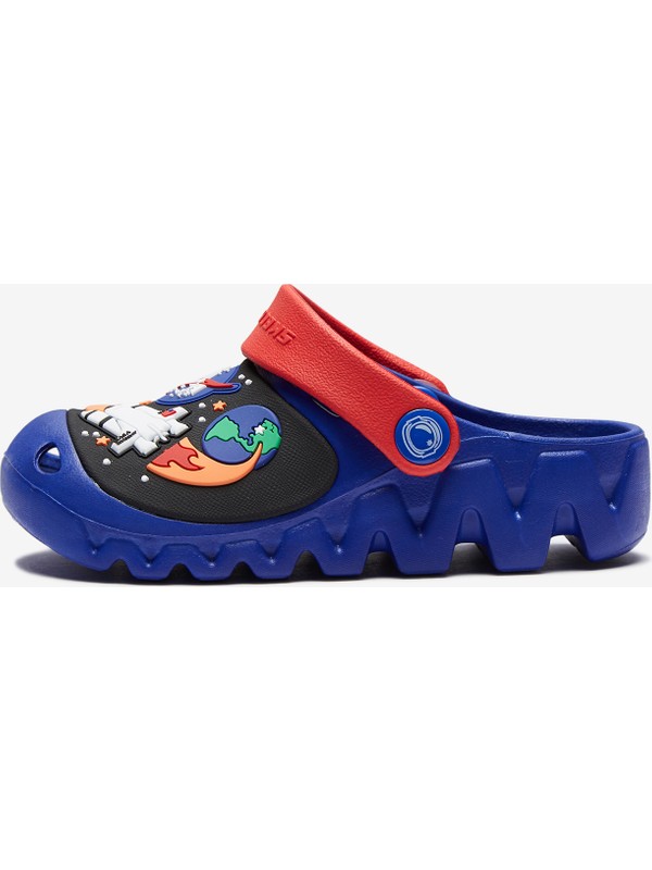 Skechers Zaggle - Nebuloid Büyük Erkek Çocuk Mavi Sandalet 400085L BLMTBLMT