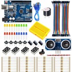 Arduino Uno Başlangıç Seti 100 Parça Plastik Malzeme ile Çocuklar ve Yetişkinler için Mantık Oyunları