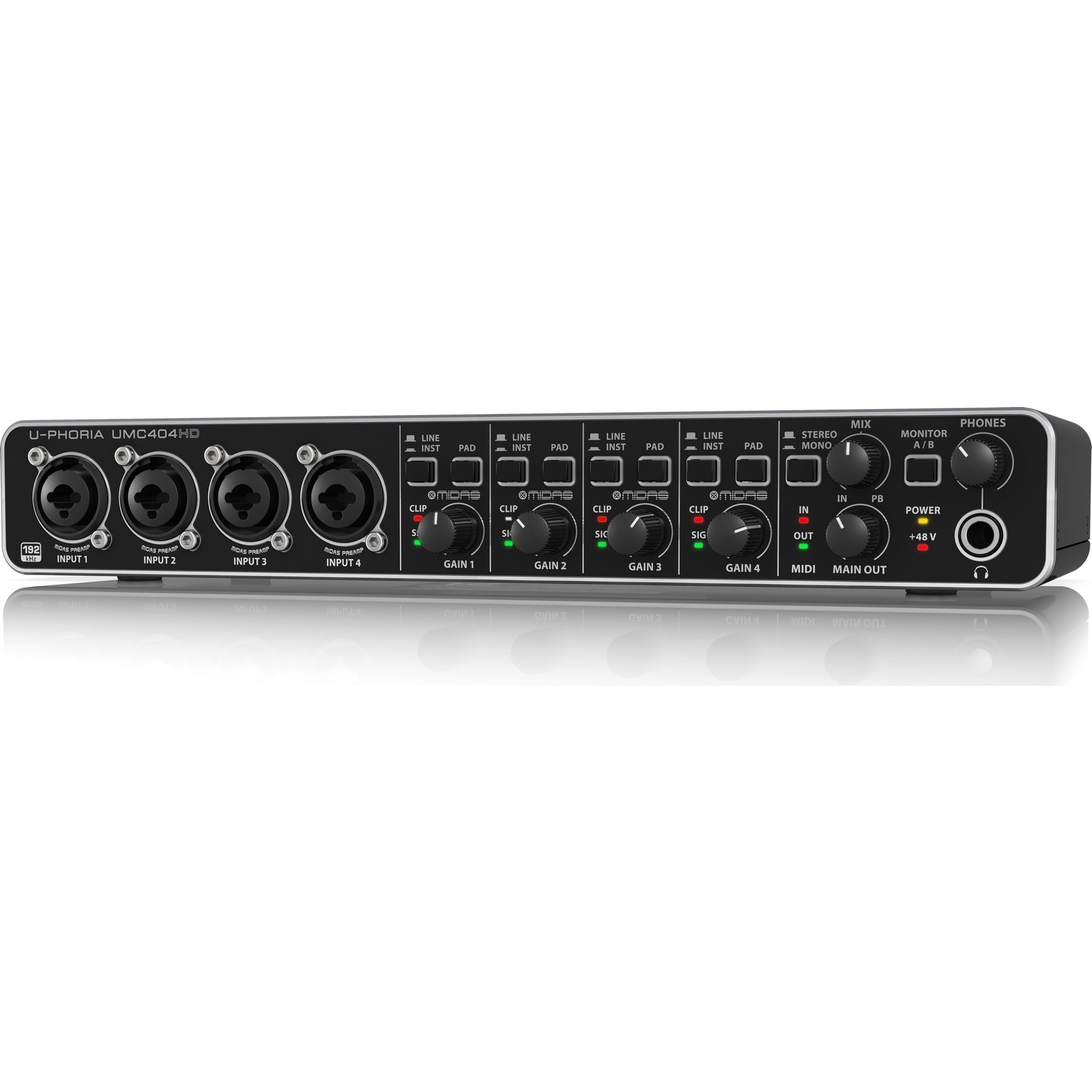 Behringer UMC404HD Mıdas Mic Preamp Audiophile 4x4, 24Bit Fiyatı
