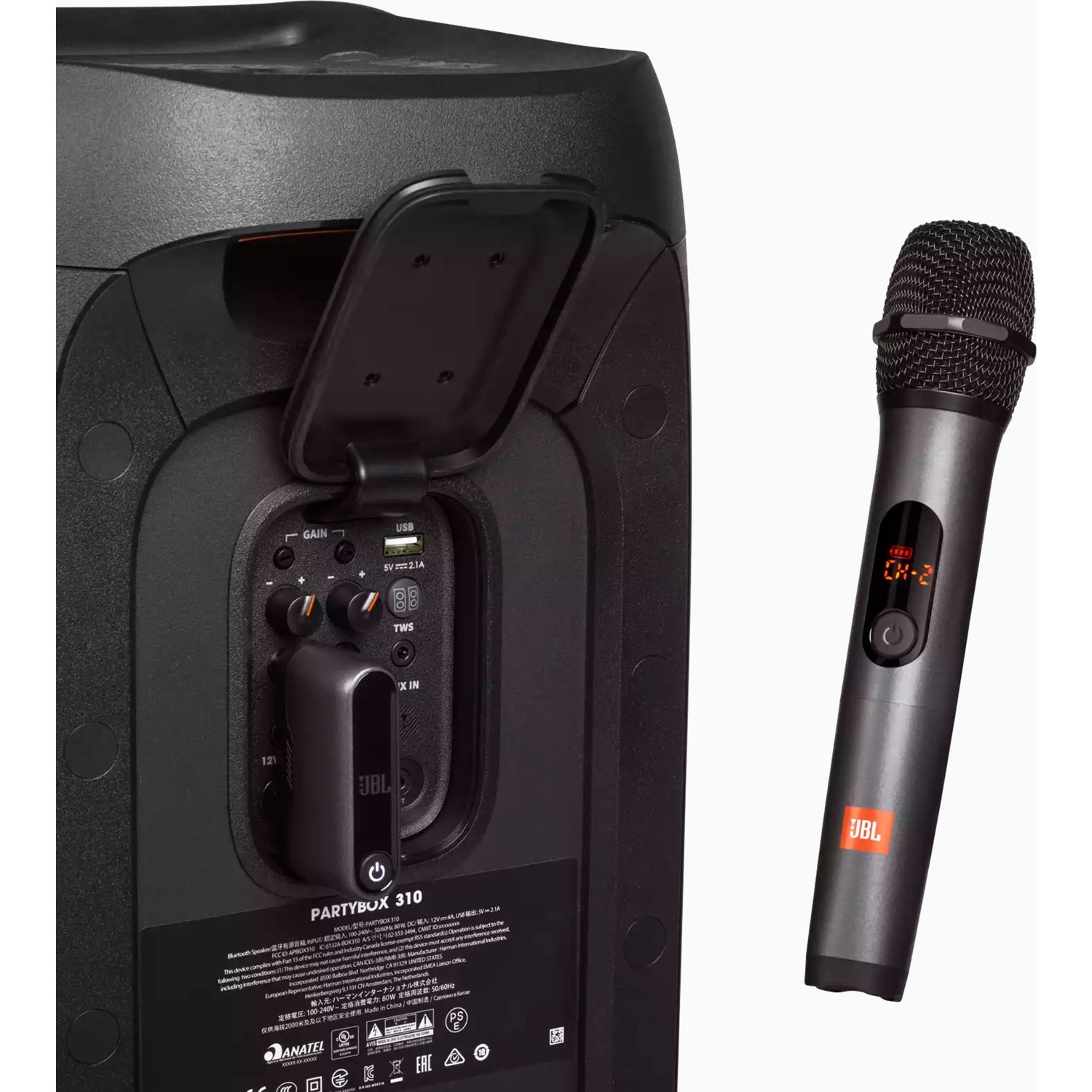 Jbl Partybox Siyah Kablosuz Mikrofon Seti 2 Adet Fiyat 