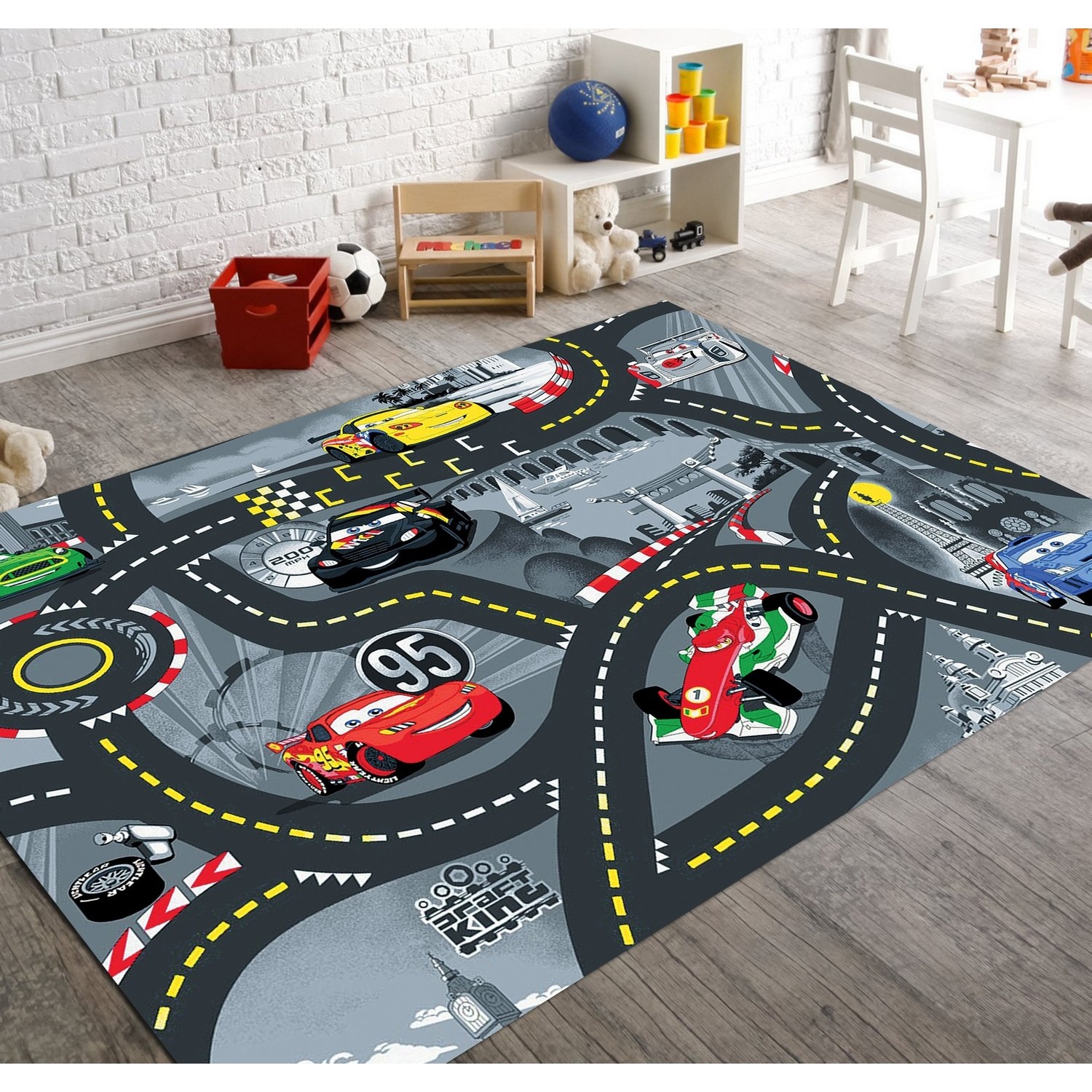 kiparis simsek mcqueen model2 desenli cocuk halisi tafting fiyati