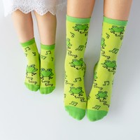 Milk&Moo Anne Bebek Çorabı 8'li Set Çaça Kurbağa ile Sangaloz