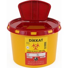 Telkar 1,2 Lt Tıbbi Atık Kovası