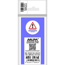 Mupa Termal Ped Sogutucu 0.5mm 50MM 100MM 1.3W/MK