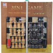 Çebi Toys Ahşap Satranç 3 In 1