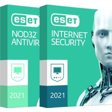 Eset NOD32  Internet Security 2021 1-3-5-10 Pc Dijital Lisans (Resmi Bayi)