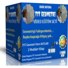 Enine Boyuna Eğitim Enine Boyuna Geometri Ful Hazırlık Seti (36 Ders - 2 Fasikül Kitap)