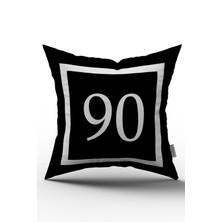 Cango Home Rakamlı Dijital Baskı Kırlent Kılıfı 90