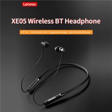 Lenovo XE05 Kablosuz Bluetooth Kulaklık Su Geçirmez Siyah