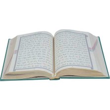 Çanta Boy Termo Deri Kuran-I Kerim (Yeşil, Mühürlü)