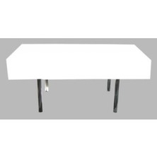 Hayaller Dükkanı Masa Örtüsü Desensiz Yerli Beyaz 137X183 cm P1