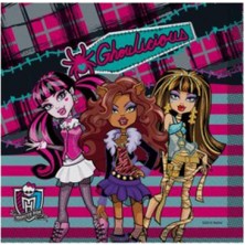 Hayaller Dükkanı Kağıt Peçete Monster Hıgh Klasik 33*33 cm P16